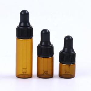 China Round Ball Empty LFGB 30ml MSDS Amber Dropper Bottles wholesale