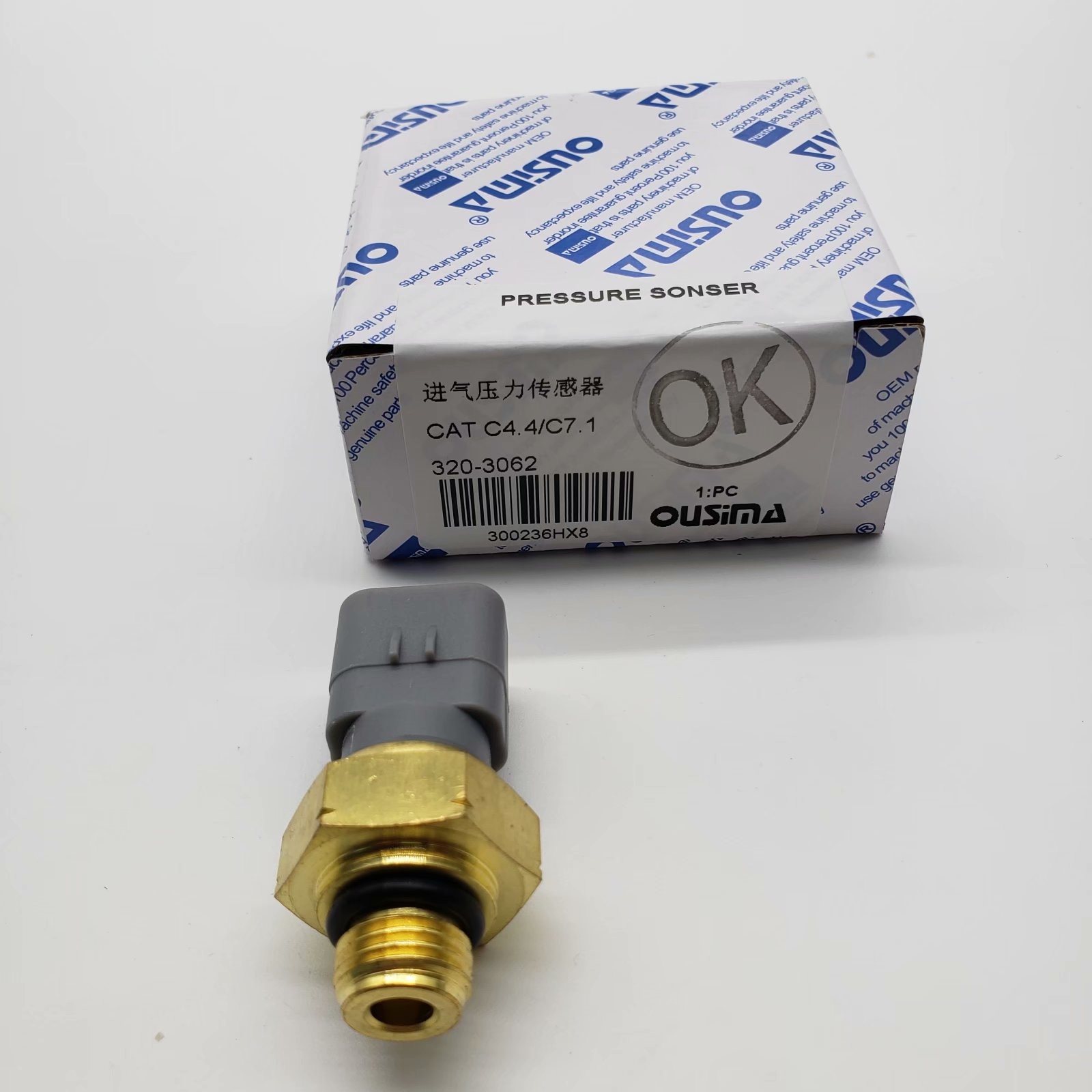 320-3062 Heavy Duty Pressure Transducer For C4.4 C7.1 Excavator