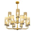 Indoor Glass Modern Pendant Light 20000hrs Lifespan 3 Years Warranty