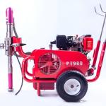Diesel Engine Electric Paint Sprayer Airless Sprayer Piston Pump 250 Bar 13.5