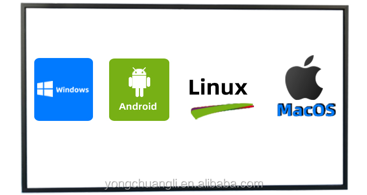 Aluminum IR Multi Touch Frame 40 Inch Touch Screen Overlay