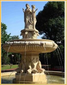 China Stone Fountain Carved Marble Water Fountain for Garden Outdoor (YKOF-31) wholesale