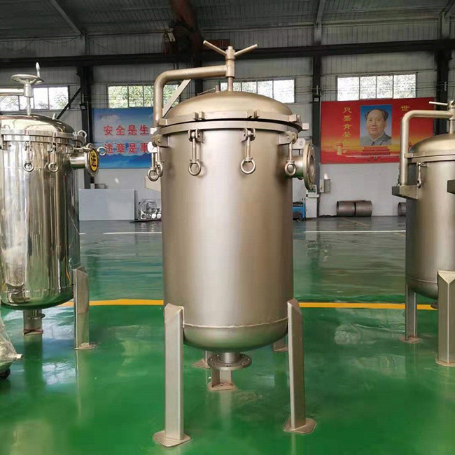 ss bag filter assembly Food Industry 0.1-0.4Mpa