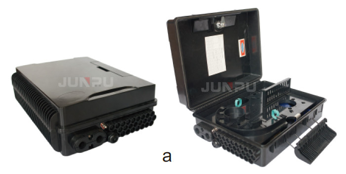 FTTH Wall Mount Fiber Distribution Box 24 core with SC adapter