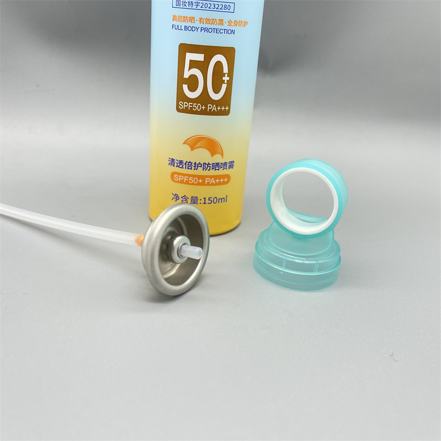 Versatile Moisturizing Sunscreen Spray Valve for Sports - Long-Lasting Coverage and Hydration