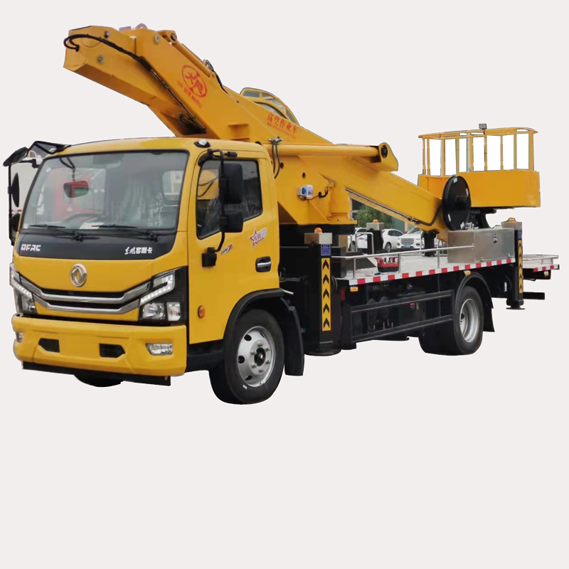 32m Dongfeng Dorica Telescopic Boom Truck Elevating Platform Truck Euro 6 Remote Control