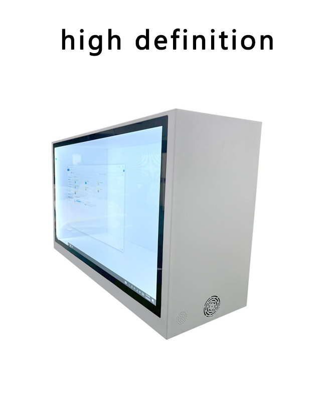 Android LCD See Through Display Interactive Advertising Translucent LCD Box