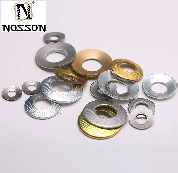 M3 M4 M5 M6 M8 M10 M12 M16 Lock Washer NFE25511 / SN70093 French Washers Serrated Conical Spring Washer Stainless Steel A2