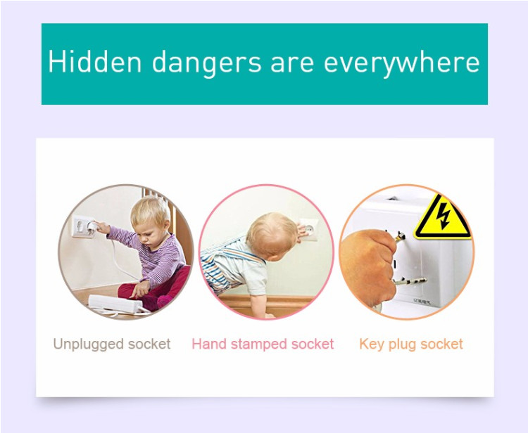 Outlet Protective Cover Cap Infant Security Lock Child Safety Socket Power Protection