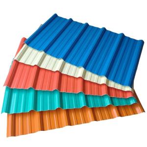 China SGCC DC01 PPGI Corrugated Metal Roofing Sheets Color Coated Galvanized Steel Plate wholesale