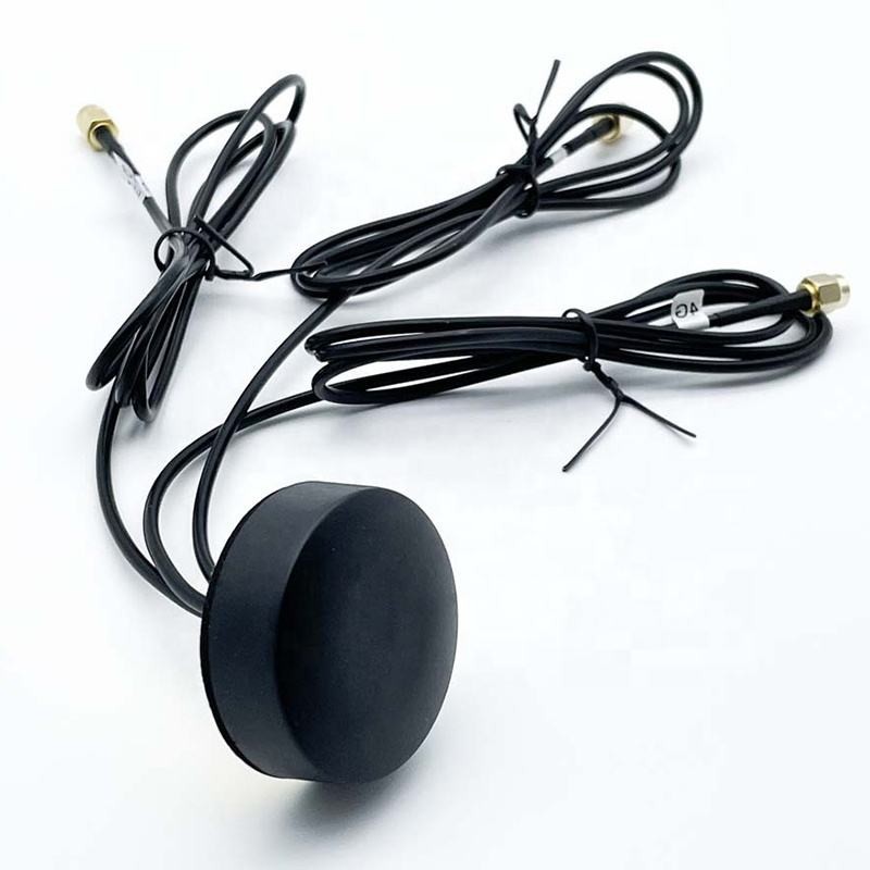 Outdoor Waterproof 5 In 1 Combo Puck Hockey MIMO 5g WiFi 2.4GHZ GPS Screw Mount