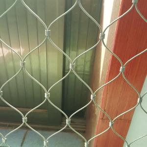 China Knotted Ss316 Material Stainless Steel Wire Rope Mesh wholesale