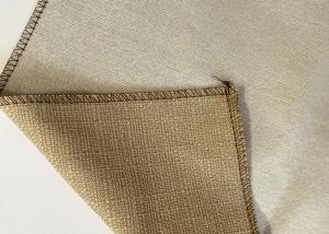 China Beige Upholstery Sofa Fabric Linen Look Shrink Resistant wholesale