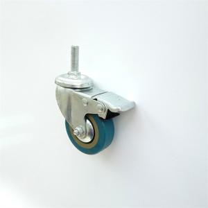 China TPR 2 Inch Caster Wheels For Small Furniture Cart wholesale