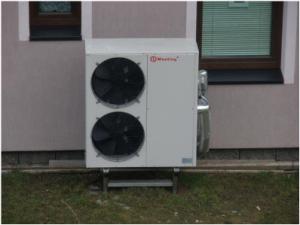 China House Heating Hydronic Heat Pump System , 380V / 50HZ Air Temp Heat Pump Water Heater wholesale