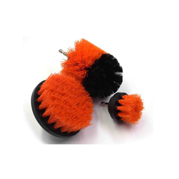 Durable Soft Bristle Drill Brush For Tile Cleaning , Stiffness Drill Bit Brush