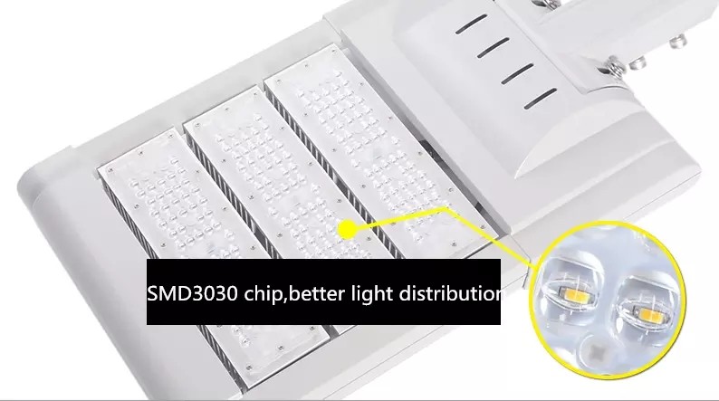 IP65 High Power LED Street Light 120w 60w 180w 240w 300w Beam Angle Adjustable
