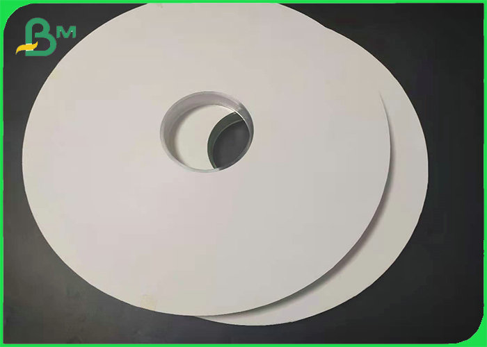 29mm 32mm Eco Friendly 28g White Kraft Paper Rolls For Wet resistant Straw Packaging