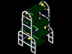 China 2000kg Capacity Lightweight Vertical Car Lift Automatic Operation wholesale