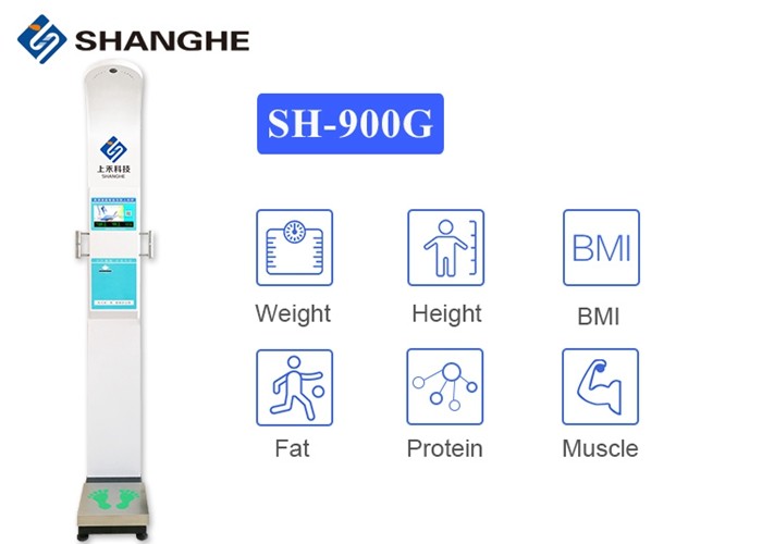 10.1 Inch Touch Screen Accurate Body Weight And Height Scale