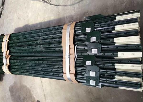 Quality L8' 18 Holes Steel Fence T Post Canada Standard Studded T Post for sale