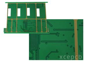 China Vias filled Rogers 4003 Multilayer PCB Boards Fabrication Half hole wholesale