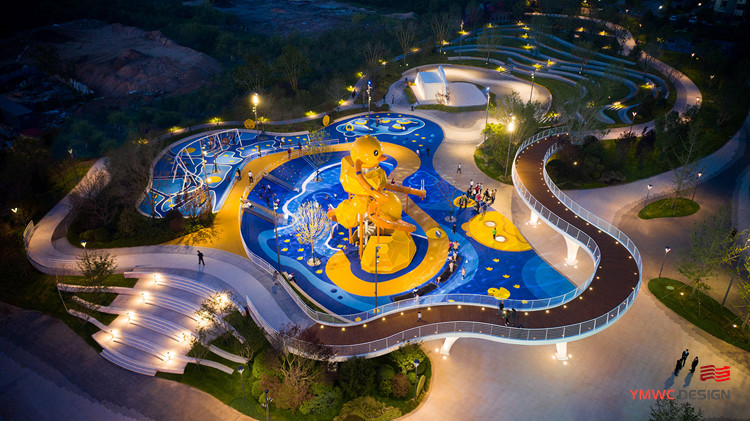 Outdoor Children's Playground Planning and Design SCULPTURE Theme with Animal Themes