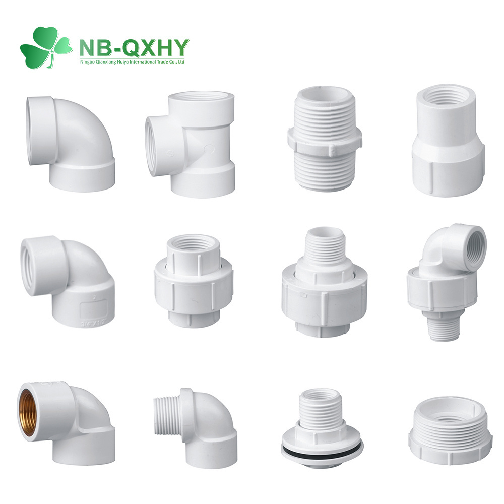 Plastic UPVC ASTM Sch40 PVC Pipe Fitting Coupler