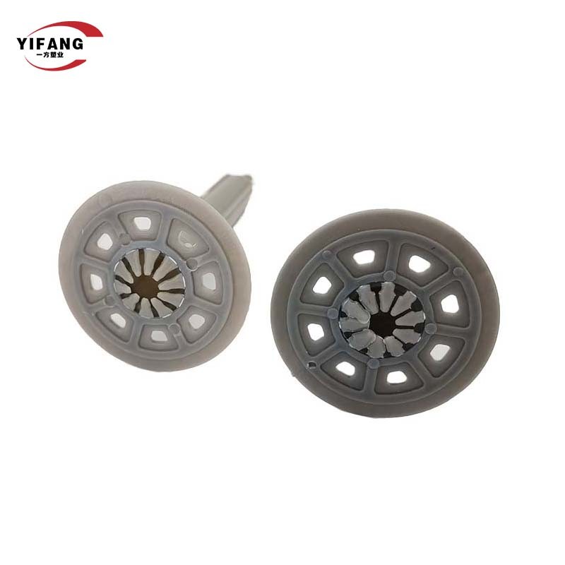 60mm Fixing HDPE Xps Foam Board Fasteners / Anchors For Insulation Wall