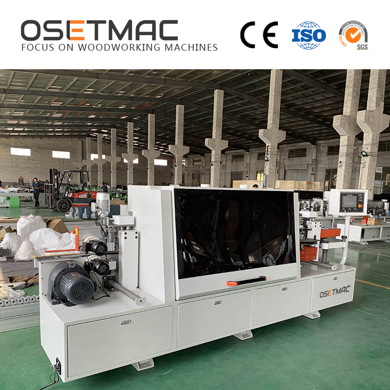 Speed Panel Feed Automatic Edge Banding Machine for Building Material Industries Design