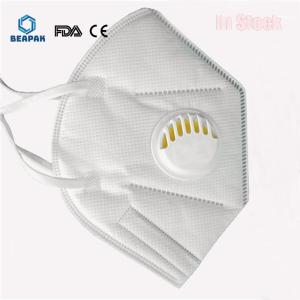 China High Breathability Face Mask With Valve Polypropylene Layer Filtration wholesale