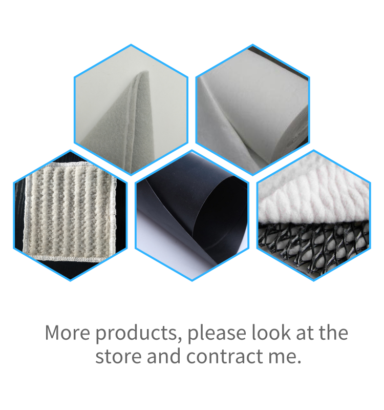 PP PET Geotextile for Landfill Project Non Woven Geo Fabric Needle Punched Sample Free