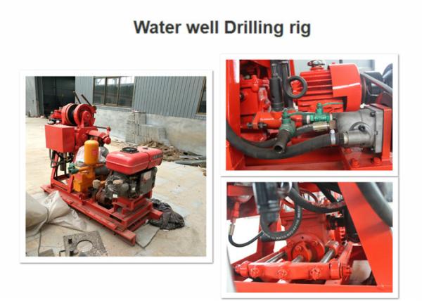220V / 380V Water Well Drilling Equipment , 180m Core Drilling Machine For