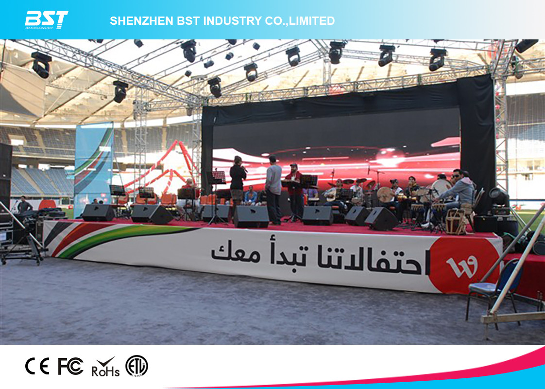 High Resolution P3.91 Outdoor Led Video Display Hire Led Screen , Waterproof IP65