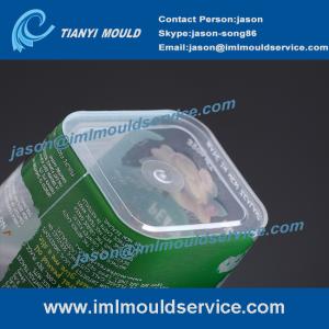 China 2 cavites dry fruit thin wall cup mould, 500ml dry fruit packaging plastic container mould wholesale