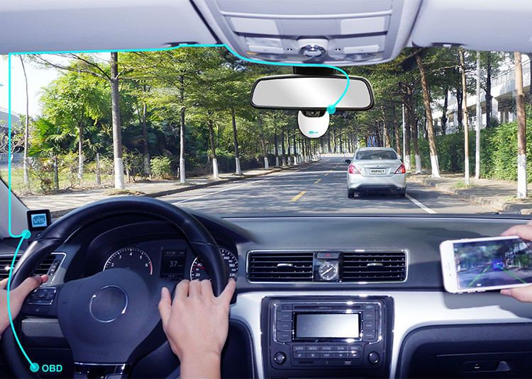 8GB CPU Car DVR Camera System / Dash Cam For Android Head Unit CE Approved