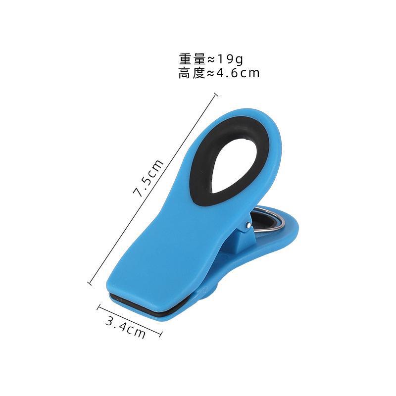 Stocked Plastic Magnetic Bag Clips for Sealing Snack Coffee Food Bags Customised