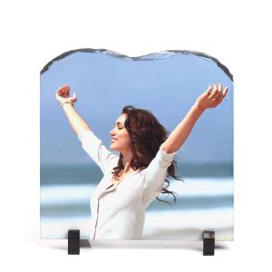 China 20 x 20 CM Sublimation Rock Stone Slate On Upper Opening For Wedding Gift Photo wholesale