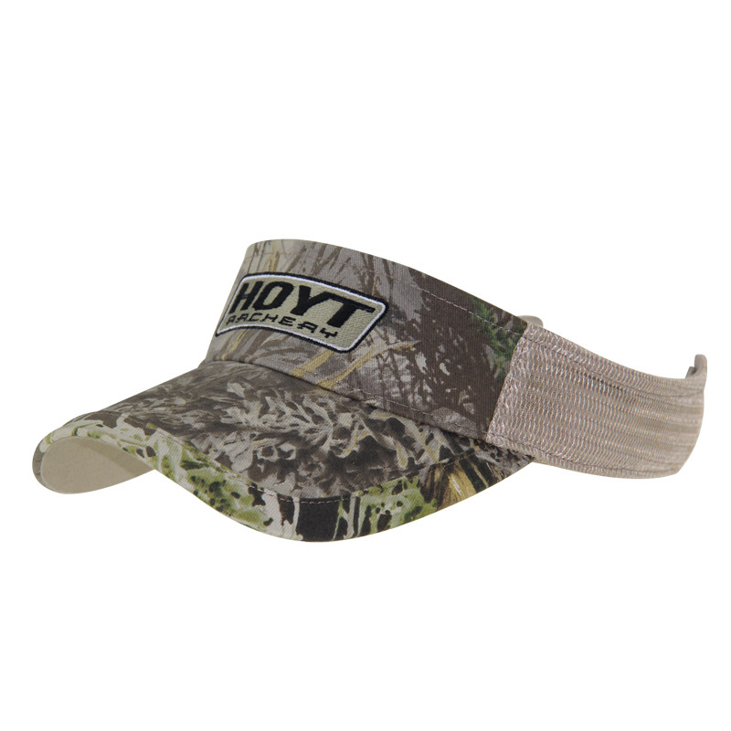 Customized Nylon Camouflage Sun Visor Hat Cotton Cap Embroidered
