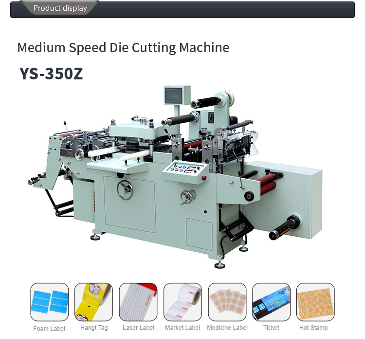 Automatic Double Station Label Die Cutting Machine Hot Stamping