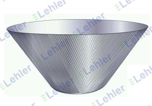 China 0.15mm Paper Machine SS2205 Trommel Wedge Wire Basket wholesale