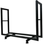 Storage 4ft Steel Firewood Log Holder , Outdoor Fireplace Wood Holder