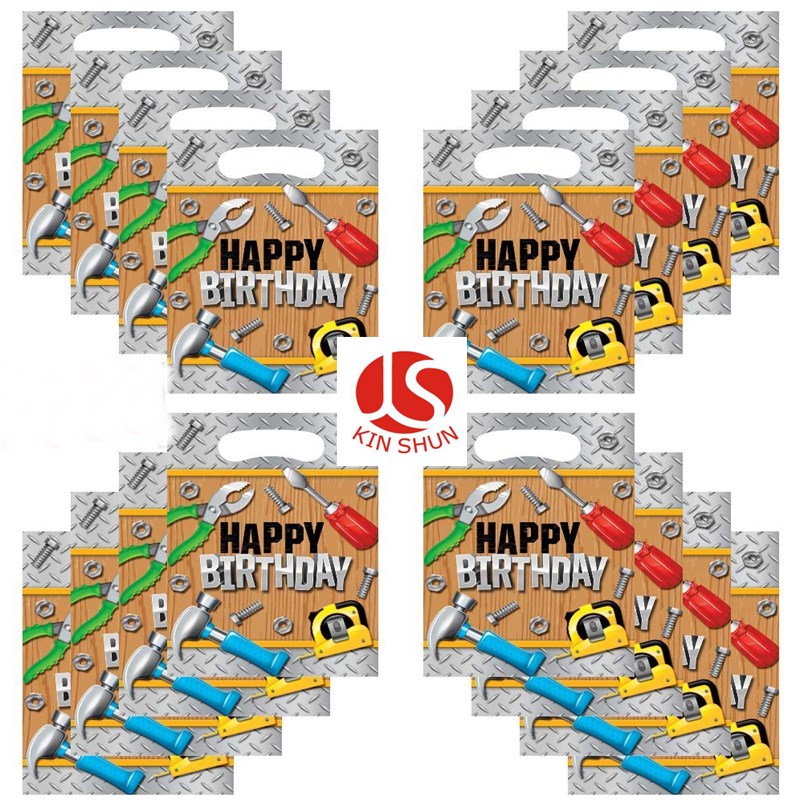 Eco Friendly Plastic Packaging Treat Bags Waterproof For Holiday Party
