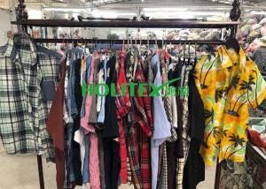 China Adults 2nd Hand Mens Clothing , Second Hand Used Clothes Mens Shirts Short Sleeves wholesale