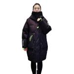 FODARLLOY F22565 Ladies Warm Hooded Cotton-padded Clothes Women Slim Long Winter