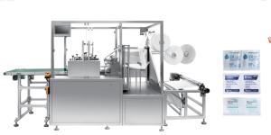 China 47*50mm Alcohol Pad Packing Machine 1000pcs/Min Automatic Medical wholesale