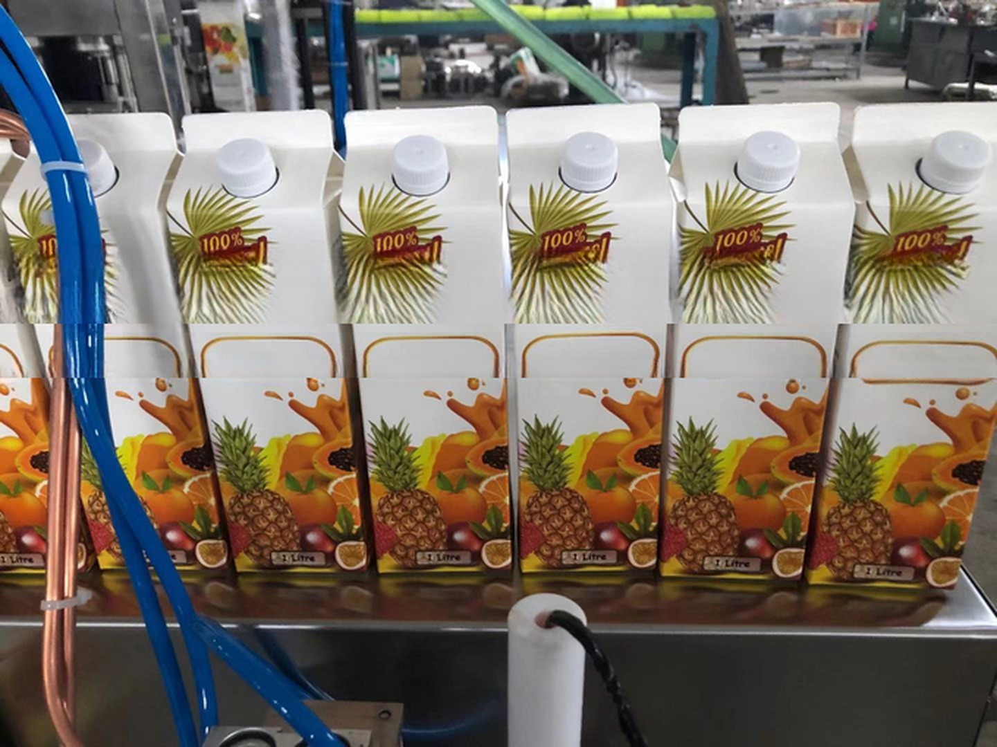 Gable Top Carton Filling Machine For All Kinds Of Juice, Milk, Thin Cream,Milk Drinks And Cereal Juice