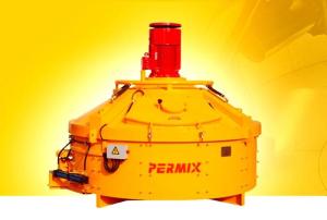 China Steel Material Electric Concrete Mixer , Concrete Mixer Machine PMC2000 wholesale