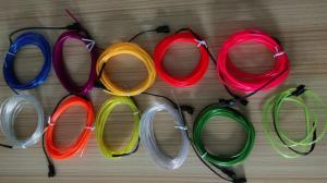 China colorful electroluminescent el wire for decoration wholesale