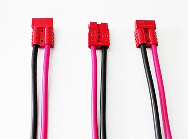 8.3mm 10AWG Battery Extension Cable Round ring to EC5 Female Plug